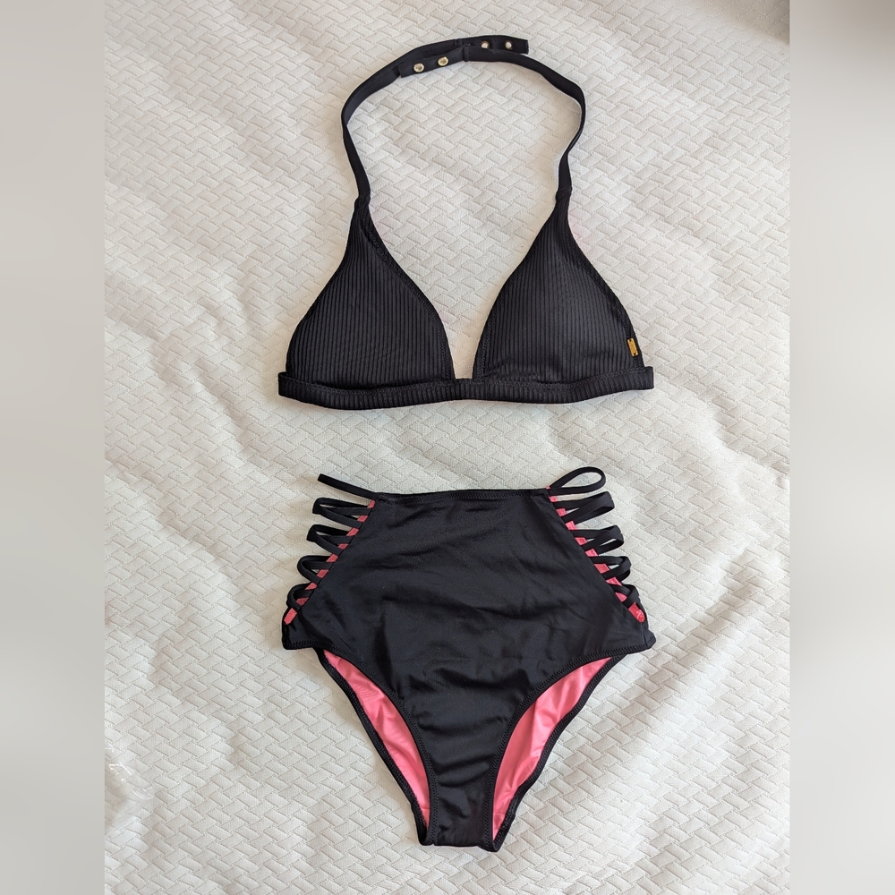Victoria Secret Black Pink Bikini (S)